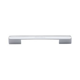 Heritage Brass Cabinet Pull Bridge Design 128&160mm CTC Polished Chrome Finish