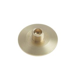 Burlington Chamfered Bases to Suit Wall Mounted Doorstops Satin Brass - By Frelan Hardware - BUR972SB