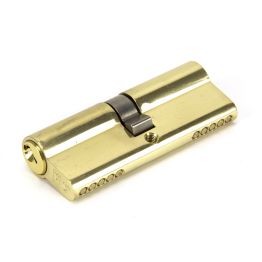 Lacquered Brass 40/40 Euro Cylinder