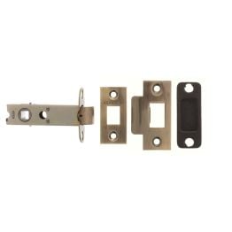 Atlantic Heavy Duty Bolt Through Tubular Latch 3" - Antique Brass