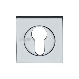 Sorrento Euro Square Escutcheon Polished Chrome finish