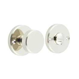 Burlington Westbourne Knurled Turn & Release Polished Nickel - By Frelan Hardware - BUR180PN