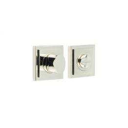 Burlington Turns & Releases Inner 3 Square Stepped Rose Polished Nickel - By Frelan Hardware - BUR-81PN-152PN