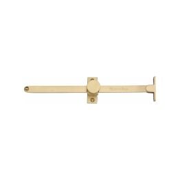 Heritage Brass Casement Stay Sliding Design 10" Satin Brass Finish