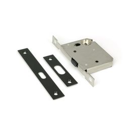 Matt Black 50mm Sliding Door Lock