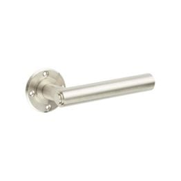 Richmond Satin Nickel Lever on Rose Door Handle - Roses Sold Separately - By Frelan Hardware - BUR45SN