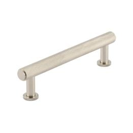 Burlington Piccadilly Knurled Cabinet Handles 128mm Satin Nickel - By Frelan Hardware - BUR411SN