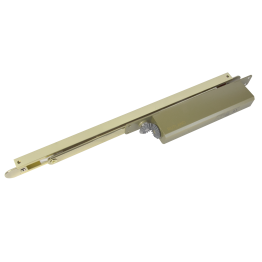 Rutland ITS.11205 Concealed Cam Action Door Closer c/w SA Connector Bar, Polished Brass
