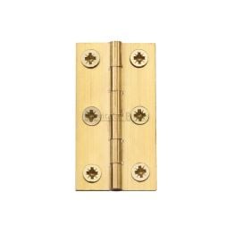 Heritage Brass Hinge Brass 2" X 1 1/8" Natural Brass finish