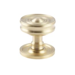 Burlington Bloomsbury Mortice Door Knob Satin Brass - By Frelan Hardware - BUR101SB