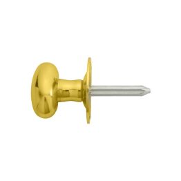 Oval Thumb Turn - Polished Brass