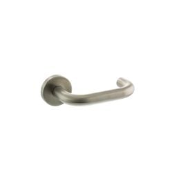 Atlantic Return To Door Lever Door Handle - Satin Stainless Steel