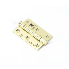 Polished Brass 3" Ball Bearing Butt Hinge (pair) ss