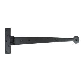 Black 15" Penny End T Hinge (pair)