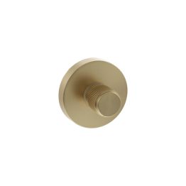 Senza Pari Linear WC Turn and Release on Minimal Round Rose - Satin Brass