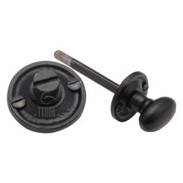 The Tudor Privacy Bolt Black Iron Thumbturn & Emergency Release for Bathroom & Cloakroom Doors