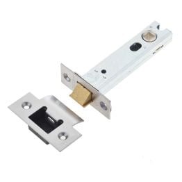 Jedo Heavy Duty Tubular Latches - 45 Degree Short Travel 102mm Satin Stainless Steel - By Frelan Hardware - JL-HDT102SS