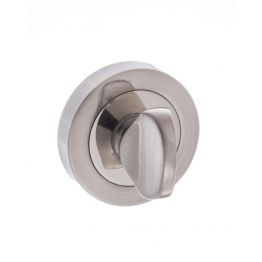 STATUS WC Turn and Release on Round Rose - Satin Nickel/Nickel Plate