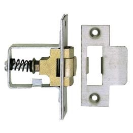 Jedo Rollerbolt Catch 41mm Satin Stainless Steel - By Frelan Hardware - JL8091SS