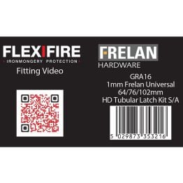 Intumescent Kits for 64,76 & 102mm HD Latches 1mm 30 Minute - By Frelan Hardware - GRA16