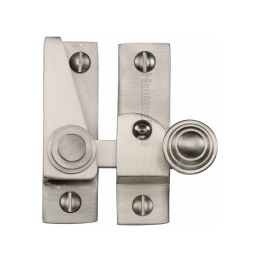 Heritage Brass Sash Fastener Lockable Satin Nickel Finish