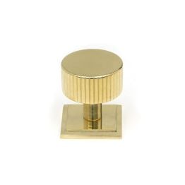 Polished Brass Judd Cabinet Knob - 32mm (Square)