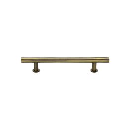 Heritage Brass Cabinet Pull T-Bar Design with 16mm Rose 101mm CTC Antique Brass Finish
