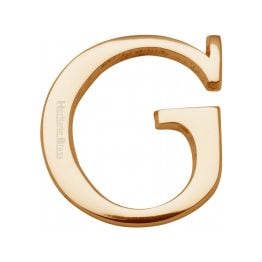 Heritage Brass Alphabet G Pin Fix 51mm (2") Polished Brass Finish