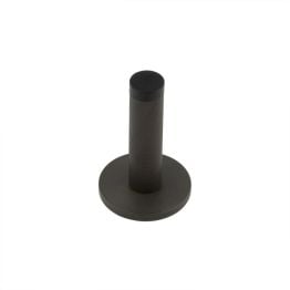 Burlington Knurled Wall Mounted Doorstops Knurled Rose Dark Bronze - By Frelan Hardware - BUR-968DB-969DB