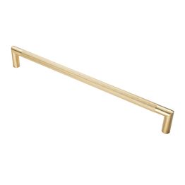 Mitred Knurled Pull Handle - Satin PVD