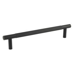 Bari Pull Handles 300mm Black Face Fix - By Frelan Hardware - JV1800MBFF