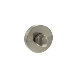 Senza Pari WC Turn and Release on Round Rose - Satin Nickel