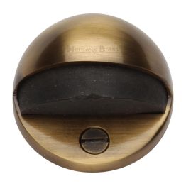 Heritage Brass Shielded Door Stop Antique Brass finish