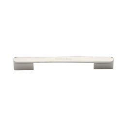 Heritage Brass Cabinet Pull Bridge Design 128&160mm CTC Polished Nickel Finish
