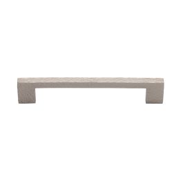 Heritage Brass Cabinet Pull Metro Hammered Design 160mm CTC Satin Nickel Finish