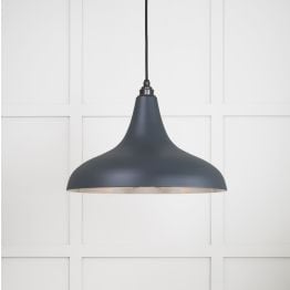 Smooth Nickel Frankley Pendant in Soot