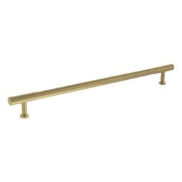 Millhouse Brass Chrysler Diamond T-Bar Cabinet Pull Handle 320mm - Satin Brass