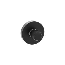 Senza Pari Linear WC Turn and Release on Minimal Round Rose - Matt Black
