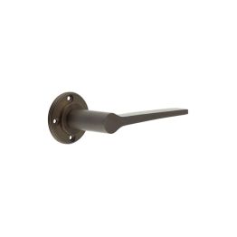 Knightsbridge Door Handles No Rose Dark Bronze - By Frelan Hardware - BUR20DB