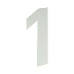 150mm Numerals SSS Finish 150mm Satin Stainless Steel No. 1 - By Frelan Hardware - JNSS-1
