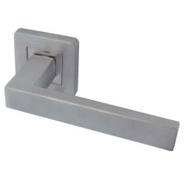 Sirius Door Handle on Rose Grade 304 Satin Stainless Steel - By Frelan Hardware - JSS280