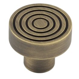 Murray Cupboard Knobs 30mm Antique Brass - By Frelan Hardware - HOX1130AB