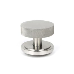 Satin Marine SS (316) Brompton Centre Door Knob (Art Deco)