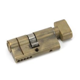 Aged Brass 30/30 5pin Euro Cylinder/Thumbturn KA
