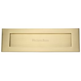 Heritage Brass Letterplate 16" x 5" Satin Brass finish