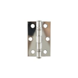 Atlantic Ball Bearing Hinges 3" x 2" x 2mm - Polished Chrome (Pair)
