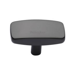 Heritage Brass Cabinet Knob Rectangular Design 47mm Matt Bronze finish