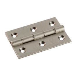 Double Phosphor  Washered Butt Hinge - Satin Nickel (Pair)