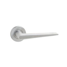 Meteor Door Handle on Rose Grade 304 Satin Stainless Steel - By Frelan Hardware - JSS360