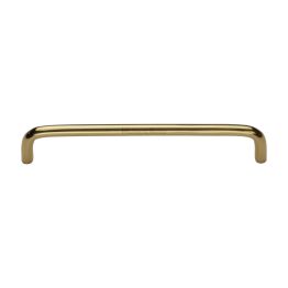 Heritage Brass Cabinet Pull Wire Design 160mm CTC Polished Brass Finish